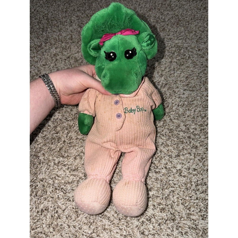 Vintage‎ Baby Bop Sleepy Time Dinosaur Plush 16" Barney & Friends Pajamas Lyons